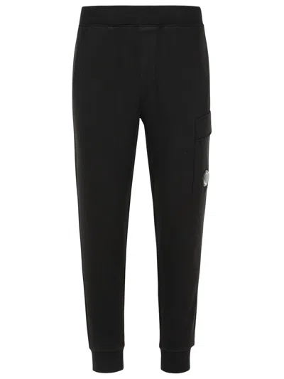 C.P. COMPANY JOGGER BLACK COTTON PANTS