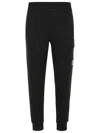 C.p. Company Sweatpants Cargo Pant In Diagonal Raised Fleece In Black
