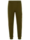 C.p. Company Utility Jogger Pants Featuring Cargo Pocket In Green