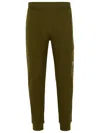 C.p. Company Utility Jogger Pants Featuring Cargo Pocket In Green
