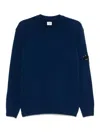 C.p. Company Crew-neck Sweater In Blue