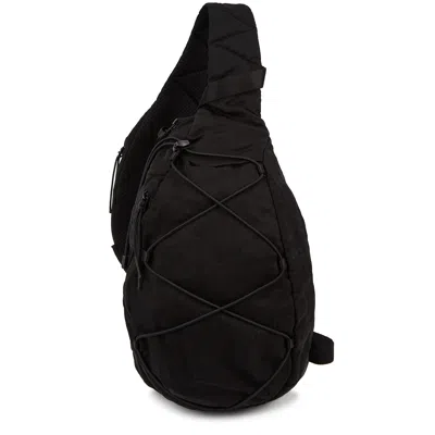C.p. Company Kids Black Nylon Cross-body Bag