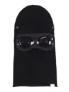 C.p. Company Goggle-detail Wool Balaclava In Black
