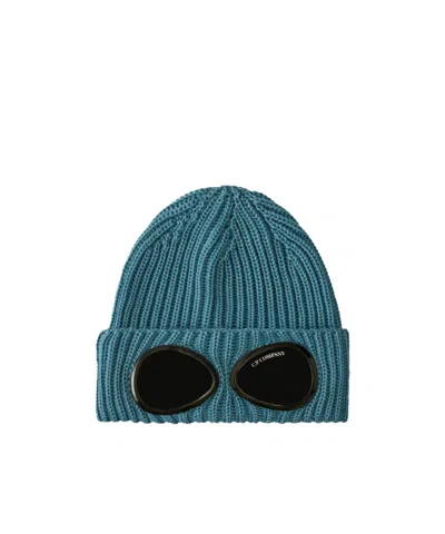 C.p. Company Knit Cap In Blue