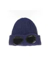 C.p. Company Goggles Beanie Hat In White