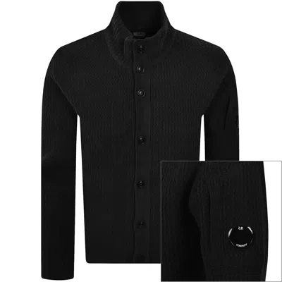 C.p. Company Cp Company Knit Cardigan Black