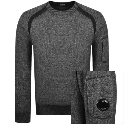 C.p. Company Cp Company Knit Crew Neck Jumper Grey In Gray