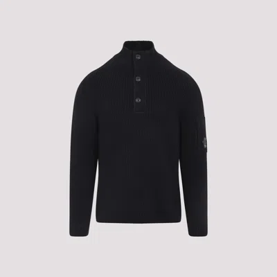C.P. COMPANY KNIT POLO COLLAR