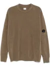 C.p. Company C.p.company Sweaters Green In Brown