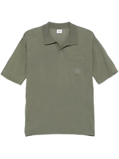 C.p. Company Knitted Top In Green
