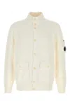C.p. Company C.p.company White Cotton Cardigan