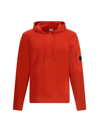 C.p. Company C. P. Company Knit Hoodie In Red