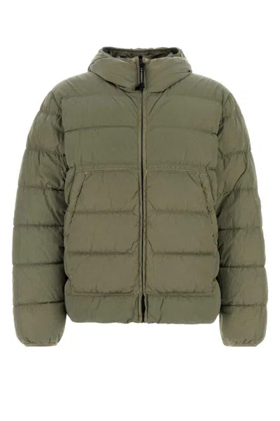 C.p. Company C.p.company Sage Green Nylon Down Jacket