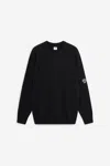 C.p. Company C.p.company Knitwear Crew Neck In Black