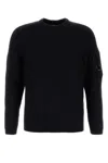C.p. Company C. P. Company Man Sweater Black Size 46 Cotton In Blue