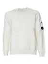 C.p. Company C. P. Company Man Sweater White Size 44 Cotton In White