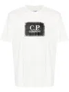 C.p. Company C.p.company 30/1 Jersey Logo Label T-shirt In White