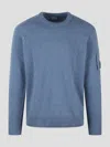 C.P. COMPANY LAMBSWOOL GRS CREW NECK KNIT