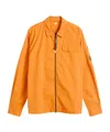 C.p. Company Jacket With Chest Pocket And Long Sleeves In Orange