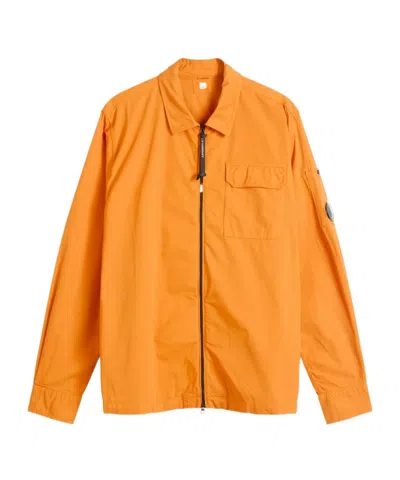 C.P. COMPANY LAPEL LONG-SLEEVED CASUAL JACKET