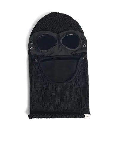 C.P. COMPANY C.P. COMPANY 'LENS' BLACK WOOL BALACLAVA MEN