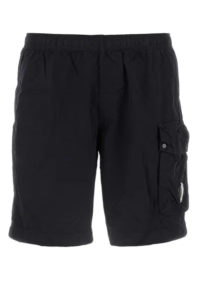 C.p. Company Man Midnight Blue Nylon Swimming Shorts