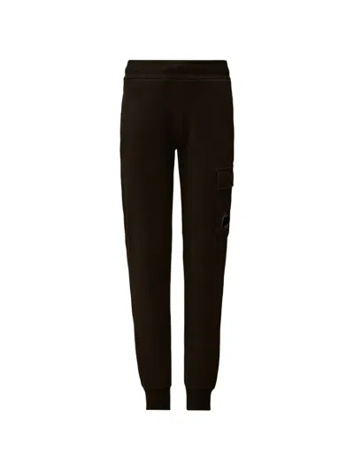 C.p. Company Kids' Lens Cargo Pants In Black