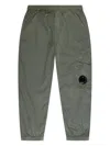 C.p. Company Lens Cargo Trousers In Green