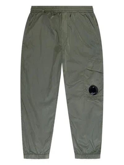 C.p. Company Kids' Lens Cargo Trousers In Green