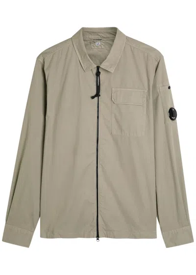 C.P. COMPANY C.P. COMPANY LENS COTTON GABARDINE OVERSHIRT