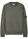 C.p. Company Fleece Lens Sweatshirt In Gray