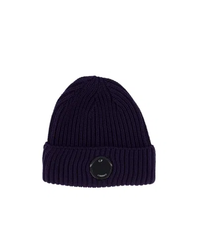 C.P. COMPANY LENS-DETAIL BEANIE