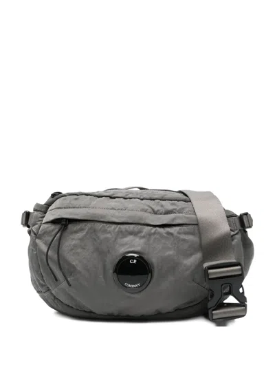 C.p. Company Lens-detail Belt Bag In Gray