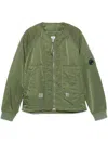 C.p. Company Lens-detail Bomber Jacket In Green