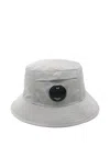 C.p. Company Lens-detail Bucket Hat In Grey