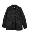 C.p. Company Lens-detail Button-fastening Jacket In Black