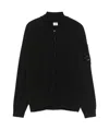 C.p. Company Black Lens Sweater In Black