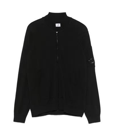 C.P. COMPANY LENS-DETAIL CARDIGAN