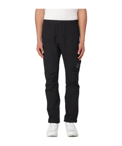 C.p. Company Lens-detail Cargo Pants In Black