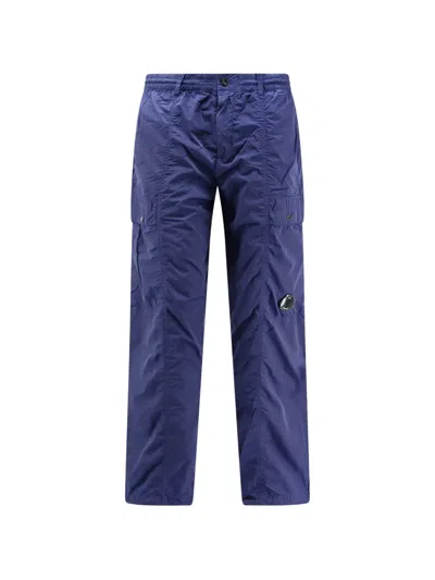 C.p. Company C.p.company Men Nyklon Cargo Trousers In Blue