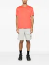 C.p. Company Lens-detail Cargo Shorts In Neutrals