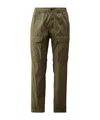 C.p. Company Lens-detail Cargo Trousers In Green
