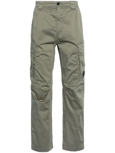 C.p. Company Cargohose Mit Linsen-detail In Green