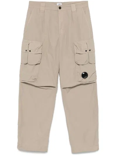 C.P. COMPANY LENS-DETAIL CARGO TROUSERS