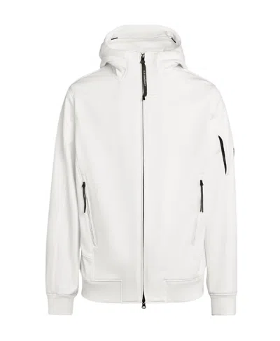 C.P. COMPANY LENS-DETAIL COTTON HOODED JACKET