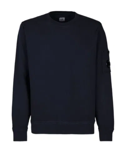 C.P. COMPANY LENS DETAIL COTTON JUMPER