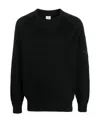 C.p. Company Cotton Crewneck Sweatshirt In Black
