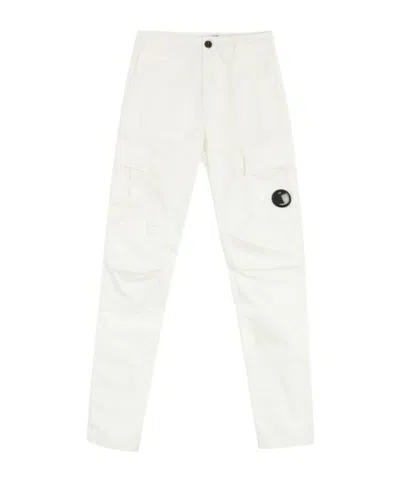 C.P. COMPANY LENS-DETAIL COTTON TROUSERS