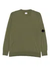 C.p. Company C. P. Company Long Sleeve Jersey With Iconic Lens In Green