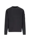 C.p. Company C.p.company Cotton Crew-neck Sweatshirt In Black